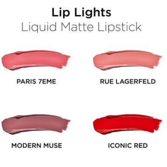 {KARL LAGERFELD} MATTE LIP LIGHTS - RUE LAGERFELD - Picture 3 of 6